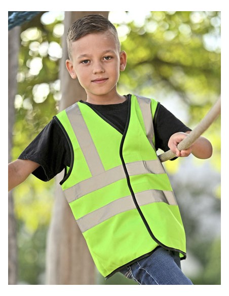 KOR-KWVR-Childrens Safety Vest Esbjerg - 4 Reflective Stripes