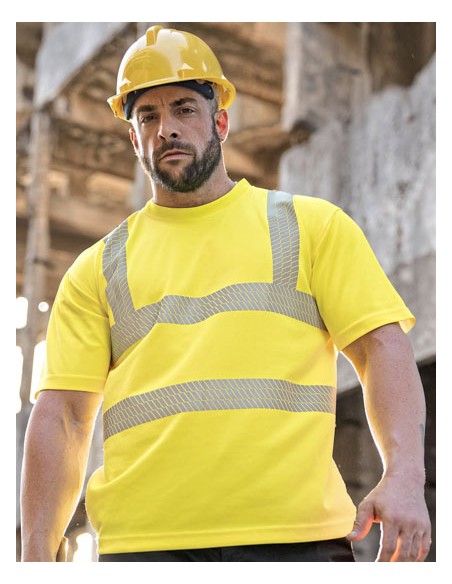KOR-KXBRS-Hi-Vis Broken Reflective Premium T-Shirt Alhambra