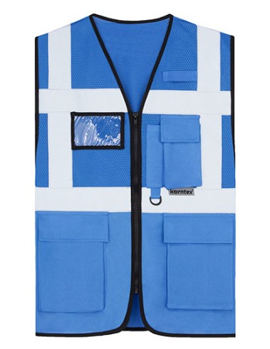 KOR-KXEXQ-Multifunctional Hi-Vis Mesh-Vest Athens