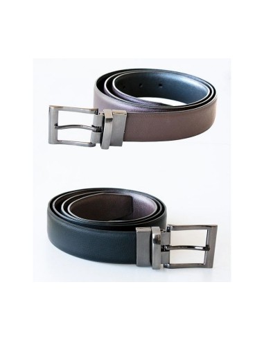KOR-KXGTAB-Elegant Two-Color Reversible Belt Schaffhausen