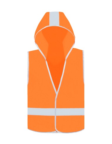 KOR-KXKWH-Kids Hooded Hi-Vis Safety Vest Odense