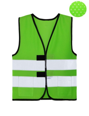 KOR-KXKWM-MESH SAFETY VEST FOR CHILDREN "KORFU"
