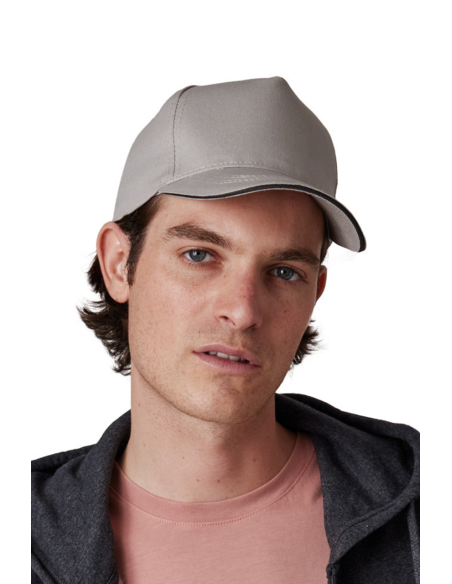 KUP-KP130-SANDWICH PEAK CAP - 5 PANELS