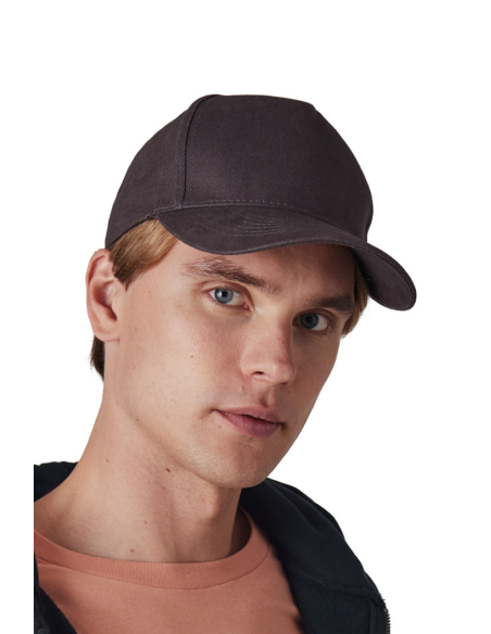 KUP-KP135-5 PANELS ORGANIC COTTON CAP