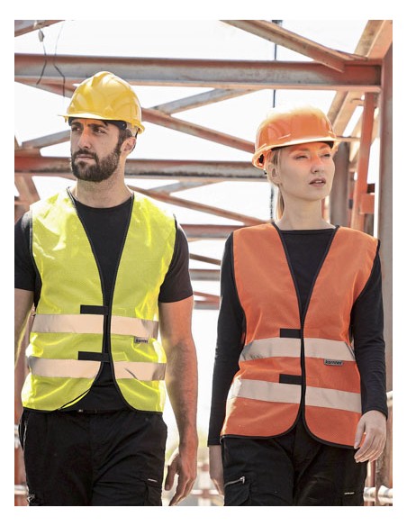 KOR-KXQ-Hi-Vis Mesh Safety Vest Thessaloniki