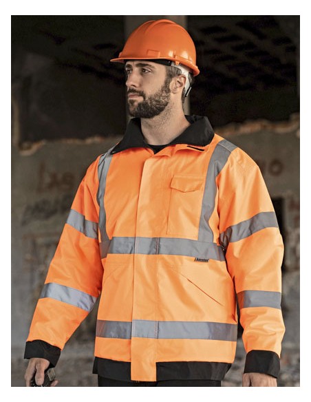 KOR-KXRLJ-Hi-Vis Light Rain Jacket Kaunas