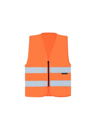 KOR-KXRX217-SAFETY VEST WITH ZIPPER "COLOGNE"
