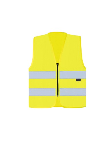 KOR-KXRX217-SAFETY VEST WITH ZIPPER "COLOGNE"
