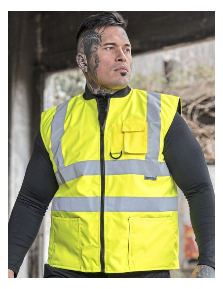 KOR-KXTABW-Hi-Vis Reversible Safety Bodywarmer Ural 2-in-1