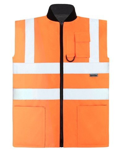 KOR-KXTABW-Hi-Vis Reversible Safety Bodywarmer Ural 2-in-1