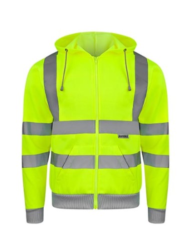 KOR-KXZHO-Hi-Vis Workwear Hooded Sweat-Jacket Galway