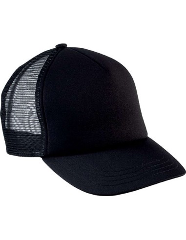 KUP-KP143-KIDS' TRUCKER MESH CAP - 5 PANELS