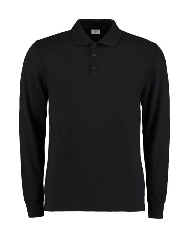 KUS-KK430-Mens Classic Fit Long Sleeve Polo Shirt