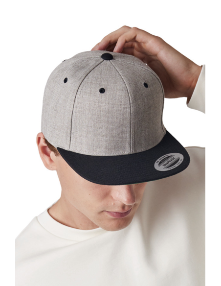 KUP-KP910-FLAT PEAK CAP - 6 PANELS