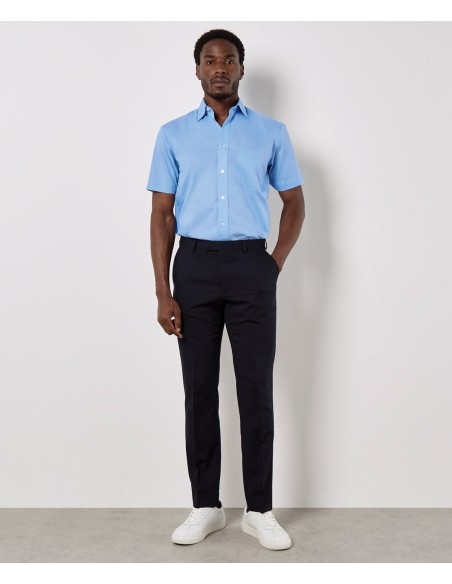 KUS-KK102-Mens Classic Fit Business Shirt Short Sleeve