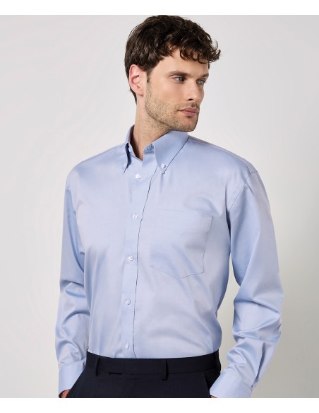 KUS-KK105-Mens Classic Fit Premium Oxford Shirt Long Sleeve
