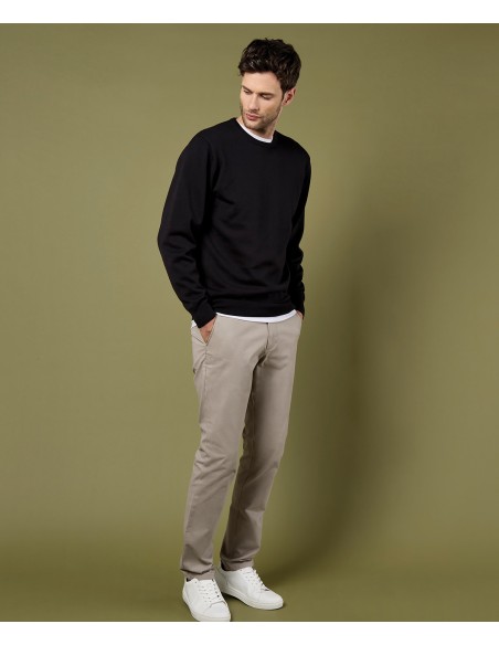 KUS-KK253-Regular Fit Arundel Crew Neck Sweater