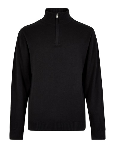 KUS-KK254-Pull Arundel à zip quart de longueur de coupe régulière