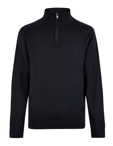 KUS-KK254-Pull Arundel à zip quart de longueur de coupe régulière