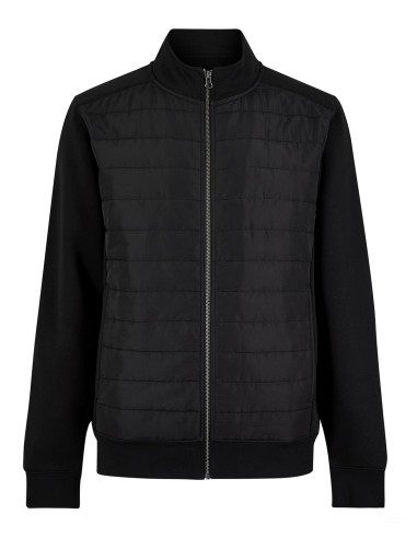 KUS-KK331-Regular Fit Quilted Full Zip Sweatshirt
