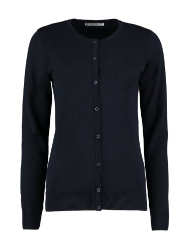 KUS-KK355-Cardigan col rond à manches longues Arundel Femme