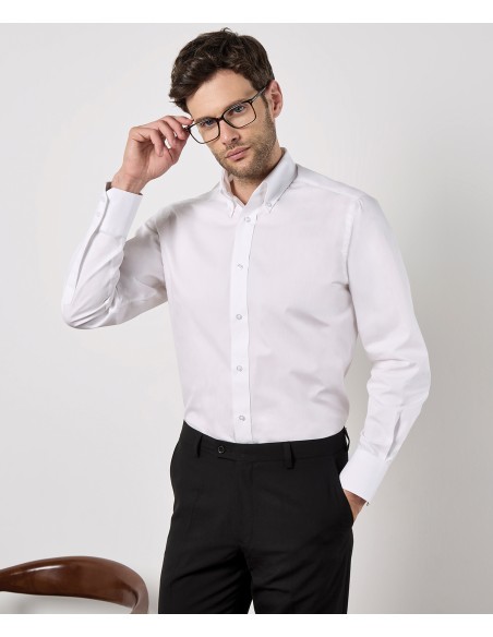 KUS-KK386-Chemise à manches longues City Business