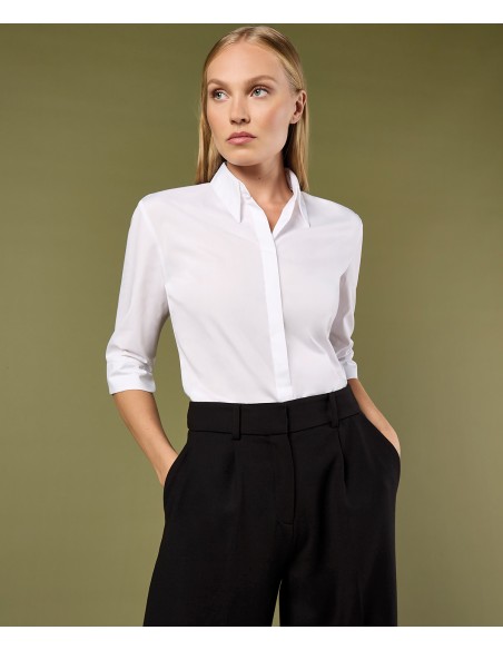KUS-KK715-Chemisier manches trois-quarts Continental Femme