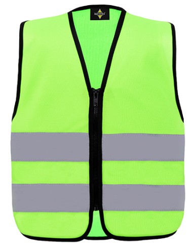 KOR-KWRX-Kids Hi-Vis Safety Vest With Front Zipper Aalborg