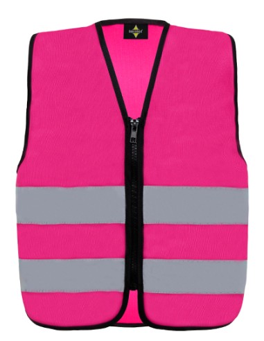 KOR-KWRX-Kids Hi-Vis Safety Vest With Front Zipper Aalborg