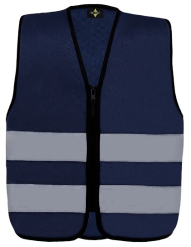 KOR-KWRX-Kids Hi-Vis Safety Vest With Front Zipper Aalborg