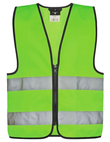 KOR-KWRX-Kids Hi-Vis Safety Vest With Front Zipper Aalborg