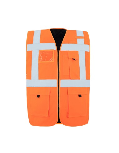 KOR-KXCMFP-Padded Comfort Executive Safety Vest Wismar CO² Neutral