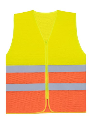 KOR-KXCMZ-Comfort Mesh Safety Vest Rhodes CO² Neutral