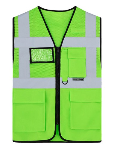 KOR-KXEXQ-Multifunctional Hi-Vis Mesh-Vest Athens