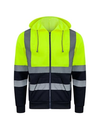 KOR-KXZHO-Hi-Vis Workwear Hooded Sweat-Jacket Galway