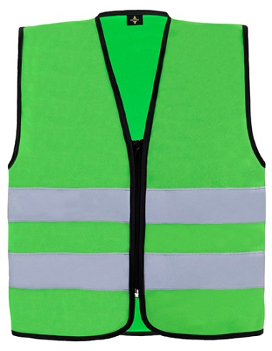 KOR-RX217-Hi-Vis Safety Vest Cologne With Front Zipper