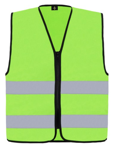 KOR-RX217-Hi-Vis Safety Vest Cologne With Front Zipper