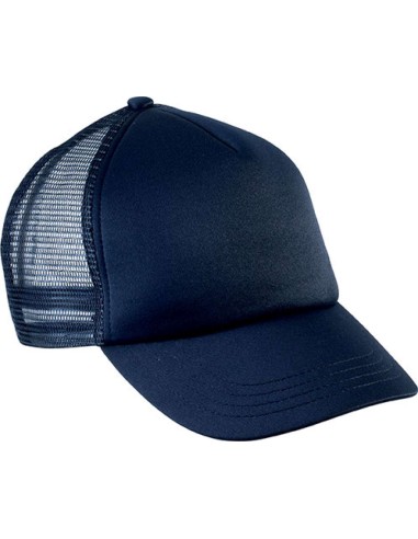 KUP-KP143-KIDS' TRUCKER MESH CAP - 5 PANELS