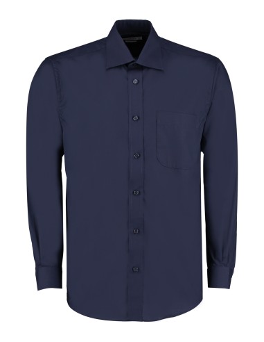 KUS-KK104-Mens Classic Fit Business Shirt Long Sleeve
