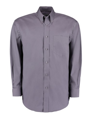 KUS-KK105-Mens Classic Fit Premium Oxford Shirt Long Sleeve