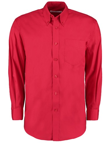 KUS-KK105-Mens Classic Fit Premium Oxford Shirt Long Sleeve