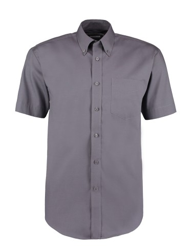 KUS-KK109-Mens Classic Fit Premium Oxford Shirt Short Sleeve