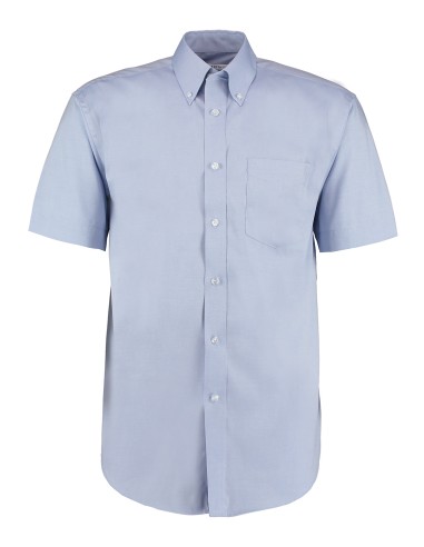 KUS-KK109-Mens Classic Fit Premium Oxford Shirt Short Sleeve