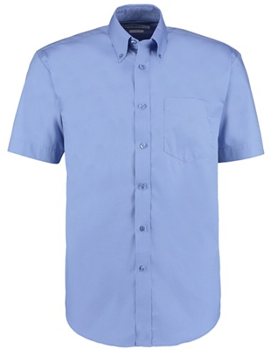 KUS-KK109-Mens Classic Fit Premium Oxford Shirt Short Sleeve