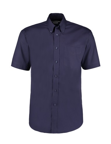 KUS-KK109-Mens Classic Fit Premium Oxford Shirt Short Sleeve
