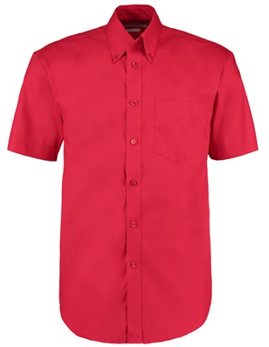 KUS-KK109-Mens Classic Fit Premium Oxford Shirt Short Sleeve