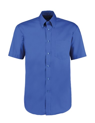 KUS-KK109-Mens Classic Fit Premium Oxford Shirt Short Sleeve