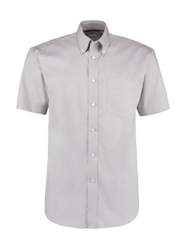KUS-KK109-Mens Classic Fit Premium Oxford Shirt Short Sleeve