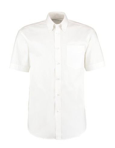 KUS-KK109-Mens Classic Fit Premium Oxford Shirt Short Sleeve