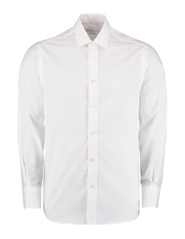 KUS-KK131-Mens Tailored Fit Business Poplin Shirt Long Sleeve